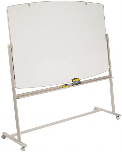 Quartet - 48" High x 72" Wide Reversible Total Erase Laminate Marker Boards - Steel Frame, 4-3/8" Deep, Includes Dry-Erase Markers (Black, Blue, Green, Red) & One Eraser. - Benchmark Tooling