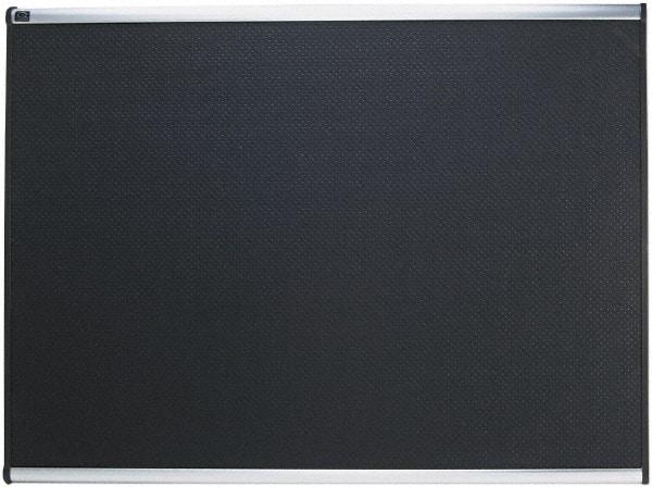 Quartet - 48" Wide x 36" High Tack Bulletin Board - High-Density Foam, Black - Benchmark Tooling