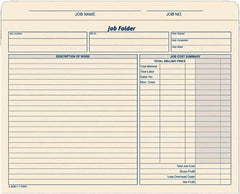 TOPS - 8-1/2 x 11", Letter Size, Manila, File Folders with Top Tab - 11 Point Stock, Straight Tab Cut Location - Benchmark Tooling