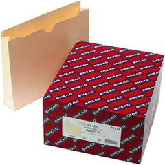 Samsill - 8-1/2 x 11", Letter Size, Manila, File Jacket/Sleeve/Wallet with Expanding Jacket - 11 Point Stock, Straight Tab Cut Location - Benchmark Tooling