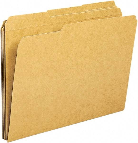 Samsill - 8-1/2 x 11", Letter Size, Kraft, File Folders with Top Tab - 11 Point Stock, 1/3 Tab Cut Location - Benchmark Tooling