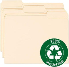 Samsill - 8-1/2 x 11", Letter Size, Manila, File Folders with Top Tab - 11 Point Stock, 1/3 Tab Cut Location - Benchmark Tooling