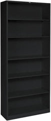 Hon - 5 Shelf, 60-1/8" High x 36" Wide Bookcase - 11" Deep, Laminated, Mahogany - Benchmark Tooling