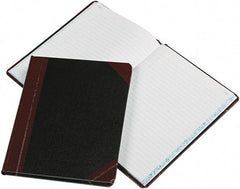 Boorum & Pease - 150 Sheet, 9-5/8 x 7-5/8", Record Rule Record/Account Book - Black & Red - Benchmark Tooling