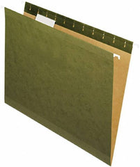 Pendaflex - 8-1/2 x 11", Letter Size, Standard Green, Standard Hanging File Folders - 11 Point Stock, 1/5 Tab Cut Location - Benchmark Tooling