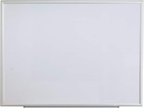 UNIVERSAL - 36" High x 48" Wide Erasable Melamine Marker Boards - Aluminum Frame, 49.6" Deep, Includes Mounting Kit - Benchmark Tooling