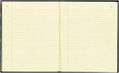 National Brand - 150 Sheet, 10-3/8 x 8-3/8", Record Rule Record/Account Book - Black & Burgundy - Benchmark Tooling