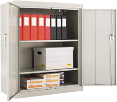 ALERA - 2 Shelf Locking Storage Cabinet - Steel, 36" Wide x 18" Deep x 71" High - Benchmark Tooling