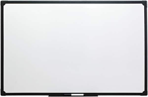 UNIVERSAL - 24" High x 36" Wide Erasable Melamine Marker Boards - Anodized Aluminum, 42-1/4" Deep, Includes Mounting Kit - Benchmark Tooling