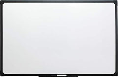 UNIVERSAL - 24" High x 36" Wide Erasable Melamine Marker Boards - Anodized Aluminum, 42-1/4" Deep, Includes Mounting Kit - Benchmark Tooling