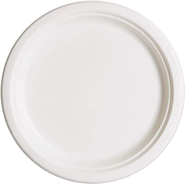 ECO PRODUCTS - Eco-Products Compostable Sugarcane Dinnerware, 10" Plate - White - Benchmark Tooling