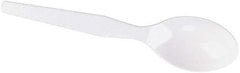 Dixie - Dixie Plastic Tableware, Heavy Mediumweight Teaspoons - White - Benchmark Tooling