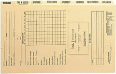 Samsill - 14 x 8 1/2" Classification Folders-Top Tab Fastener - Manila - Benchmark Tooling