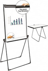 UNIVERSAL - Foldable Double Sided Dry Erase Easel - 37-1/2 Inch High - Benchmark Tooling