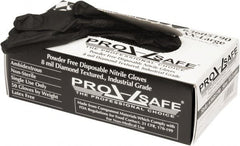 PRO-SAFE - 50 Piece Pack, Size 2XL, 8 mil, Industrial Grade, Powder Free Nitrile Disposable Gloves - Exact Industrial Supply