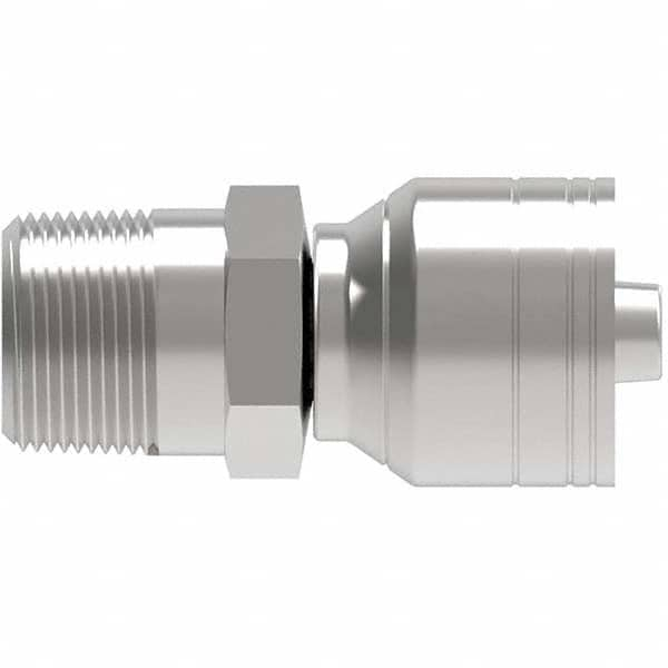 Eaton - Hydraulic Hose Fittings & Couplings Type: Male Pipe, Rigid Hose Diameter: 1/2 (Inch) - Benchmark Tooling