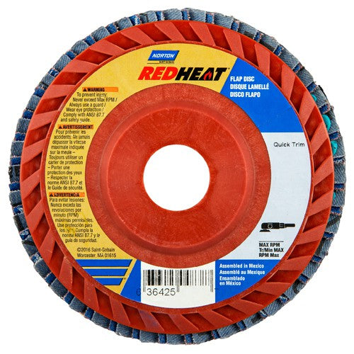 ‎4-1/2″ × 1/4″ × 7/8″ Twinstar Flap Disc Type 27 Flat 36 Grit - Benchmark Tooling