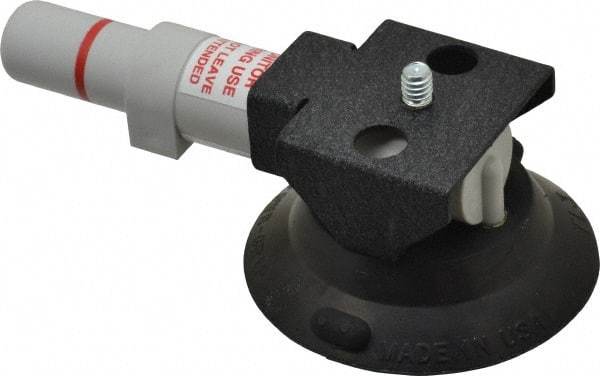 Woods Power-Grip - 15 Lb. Capacity Vacuum Mount Lifter - 3 Inch Diameter Steel Cup and 1/4-20 x 3/8 Inch Length Stud Mount - Benchmark Tooling