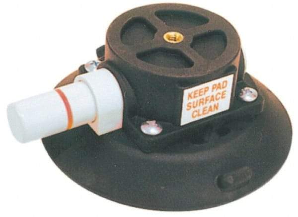 Woods Power-Grip - 40 Lb. Capacity Vacuum Mount Lifter - 4-1/2 Inch Diameter Zytel Cup and 1/4-20 Insert Mount - Benchmark Tooling