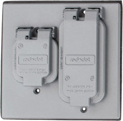 Thomas & Betts - Aluminum Electrical Box GFCI Receptacle Cover - Benchmark Tooling