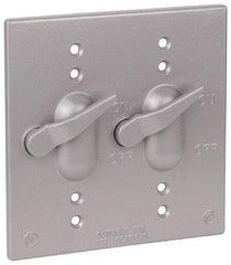 Thomas & Betts - Electrical Outlet Box Aluminum Switch Cover - Includes Gasket & Screw - Benchmark Tooling