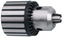 Accupro - 3/8-24, 1/32 to 3/8" Capacity, Threaded Mount Drill Chuck - Keyed, 37mm Sleeve Diam, 51mm Open Length - Exact Industrial Supply