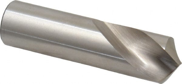 Cleveland - 5/8" Body Diam, 118°, 2-1/4" OAL, High Speed Steel Spotting Drill - Benchmark Tooling