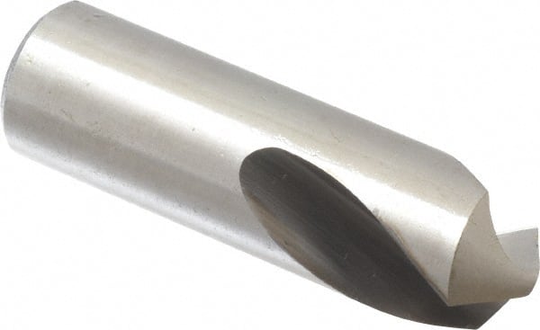 Cleveland - 3/4" Body Diam, 118°, 2-1/4" OAL, High Speed Steel Spotting Drill - Benchmark Tooling