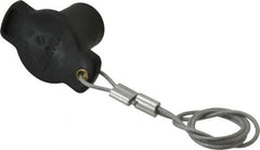 Leviton - 3R NEMA Rated, Male, Black Single Pole Protective Cap - For Use with Female Plug, CSA Certified, UL Listed - Benchmark Tooling