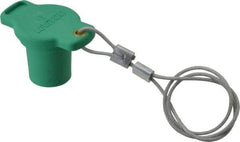 Leviton - 3R NEMA Rated, Male, Green Single Pole Protective Cap - For Use with Female Plug, CSA Certified, UL Listed - Benchmark Tooling