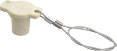 Leviton - 3R NEMA Rated, Male, White Single Pole Protective Cap - For Use with Female Plug, CSA Certified, UL Listed - Benchmark Tooling