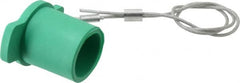 Leviton - 3R NEMA Rated, Female, Green Single Pole Protective Cap - For Use with Male Plug - Benchmark Tooling