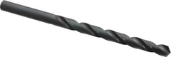 Cleveland - Letter D 118° High Speed Steel Jobber Drill - Oxide Finish, Right Hand Cut, Spiral Flute, Straight Shank, 4" OAL, Standard Point - Benchmark Tooling