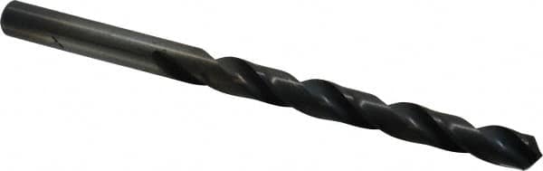 Cleveland - 7.14mm 118° High Speed Steel Jobber Drill - Oxide Finish, Right Hand Cut, Spiral Flute, Straight Shank, 4-1/4" OAL, Standard Point - Benchmark Tooling