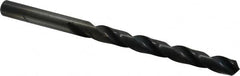 Cleveland - 7.14mm 118° High Speed Steel Jobber Drill - Oxide Finish, Right Hand Cut, Spiral Flute, Straight Shank, 4-1/4" OAL, Standard Point - Benchmark Tooling