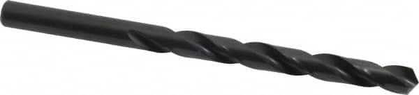 Cleveland - Letter O 118° High Speed Steel Jobber Drill - Oxide Finish, Right Hand Cut, Spiral Flute, Straight Shank, 4-1/2" OAL, Standard Point - Benchmark Tooling