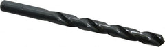 Cleveland - Letter T 118° High Speed Steel Jobber Drill - Oxide Finish, Right Hand Cut, Spiral Flute, Straight Shank, 4-7/8" OAL, Standard Point - Benchmark Tooling