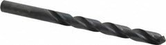 Cleveland - Letter U 118° High Speed Steel Jobber Drill - Oxide Finish, Right Hand Cut, Spiral Flute, Straight Shank, 5" OAL, Standard Point - Benchmark Tooling