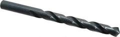 Cleveland - Letter Z 118° High Speed Steel Jobber Drill - Oxide Finish, Right Hand Cut, Spiral Flute, Straight Shank, 5-1/4" OAL, Standard Point - Benchmark Tooling