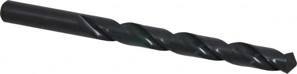 Cleveland - 13/32" 118° High Speed Steel Jobber Drill - Oxide Finish, Right Hand Cut, Spiral Flute, Straight Shank, 5-1/4" OAL, Standard Point - Benchmark Tooling