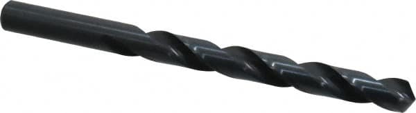 Cleveland - 27/64" 118° High Speed Steel Jobber Drill - Oxide Finish, Right Hand Cut, Spiral Flute, Straight Shank, 5-3/8" OAL, Standard Point - Benchmark Tooling