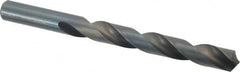 Cleveland - 43/64" 118° High Speed Steel Jobber Drill - Oxide Finish, Right Hand Cut, Spiral Flute, Straight Shank, 7-5/8" OAL, Standard Point - Benchmark Tooling