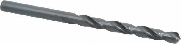 Cleveland - 7mm 118° High Speed Steel Jobber Drill - Oxide Finish, Right Hand Cut, Spiral Flute, Straight Shank, 4.291" OAL, Standard Point - Benchmark Tooling