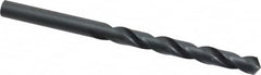 Cleveland - 7.1mm 118° High Speed Steel Jobber Drill - Oxide Finish, Right Hand Cut, Spiral Flute, Straight Shank, 4.291" OAL, Standard Point - Benchmark Tooling
