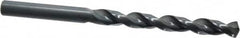 Cleveland - 7.4mm 118° High Speed Steel Jobber Drill - Oxide Finish, Right Hand Cut, Spiral Flute, Straight Shank, 4.291" OAL, Standard Point - Benchmark Tooling