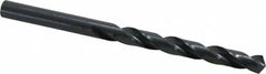 Cleveland - 7.7mm 118° High Speed Steel Jobber Drill - Oxide Finish, Right Hand Cut, Spiral Flute, Straight Shank, 4.606" OAL, Standard Point - Benchmark Tooling