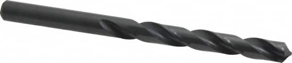 Cleveland - 8.5mm 118° High Speed Steel Jobber Drill - Oxide Finish, Right Hand Cut, Spiral Flute, Straight Shank, 4.606" OAL, Standard Point - Benchmark Tooling