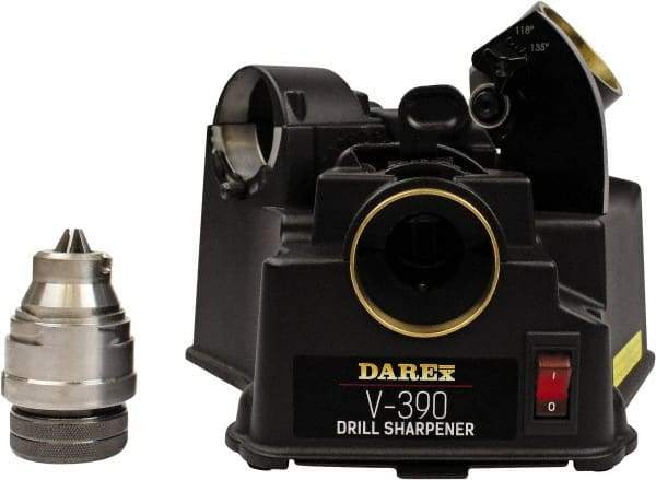 Darex - 1/4 Hp, Drill Bit Sharpener - 115 Volts, For Use On Drill Bits - Benchmark Tooling