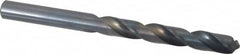Cleveland - 11.5mm 118° High Speed Steel Jobber Drill - Oxide Finish, Right Hand Cut, Spiral Flute, Straight Shank, 5.591" OAL, Standard Point - Benchmark Tooling