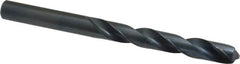 Cleveland - 13.5mm 118° High Speed Steel Jobber Drill - Oxide Finish, Right Hand Cut, Spiral Flute, Straight Shank, 6.299" OAL, Standard Point - Benchmark Tooling